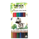 Nexx Colour Me Full Length Colour Pencils 12's 